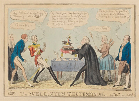 The Wellinton [Wellington] Testimonial NPG D46038