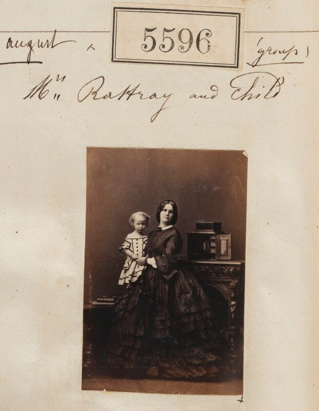 Harriet penelope rattray (née hare); rullian hare rattray npg ax55551