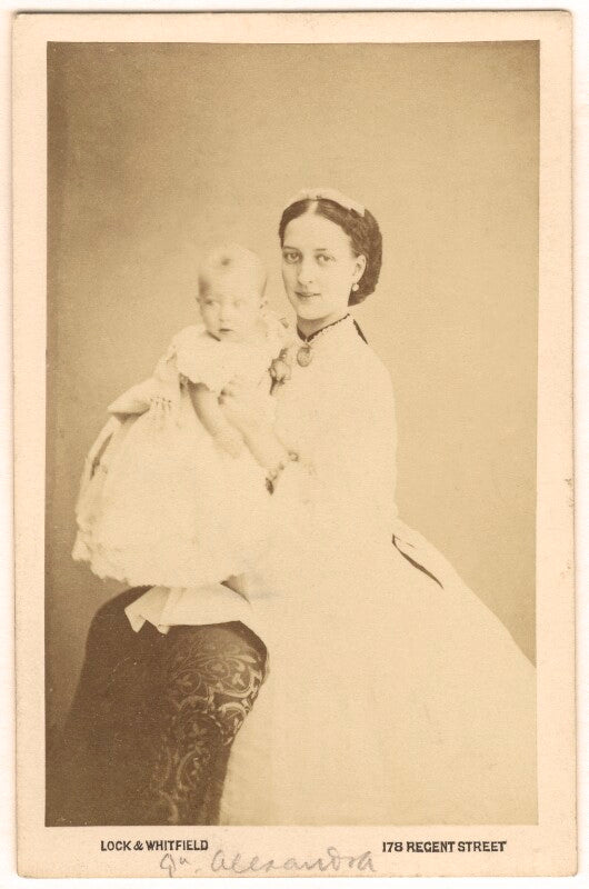 Prince albert victor, duke of clarence and avondale; queen alexandra npg ax24178