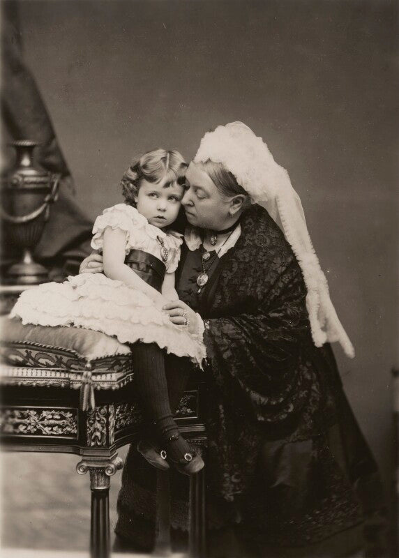 Margaret, crown princess of sweden; queen victoria npg x158991