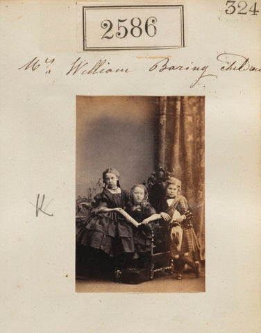 Children of Mrs William Baring NPG Ax51975