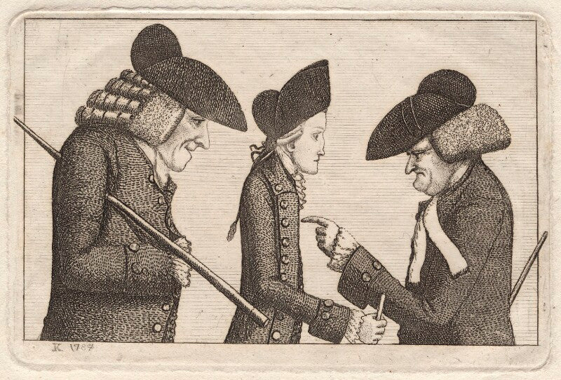 Henry home, lord kames; hugo arnot; james burnett, lord monboddo npg d18640