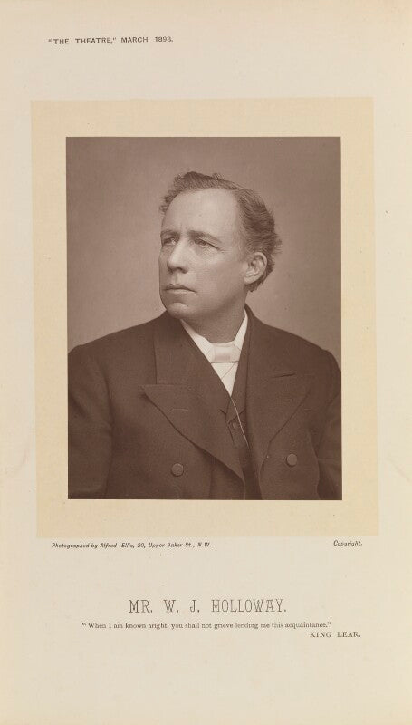 William john ('w.j.') holloway npg ax28850