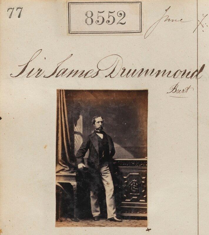 Sir james williams drummond, 3rd bt (né walker drummond) npg ax58375