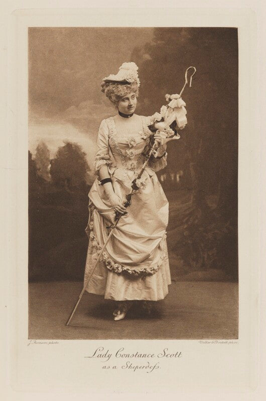 Lady constance anne cairns (née montagu douglas scott) as a shepherdess npg ax41090