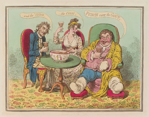 'Punch cures the gout, - the colic, - and the 'tisick' NPG D12701