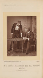 Herbert Waring as Sir Brice Skene; Sir George Alexander as David Remon in 'The Masqueraders' NPG Ax28859