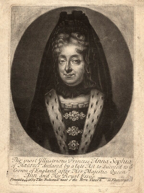 Princess sophia, electress of hanover npg d9137