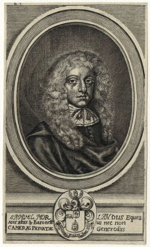 Sir samuel morland, 1st bt npg d28933