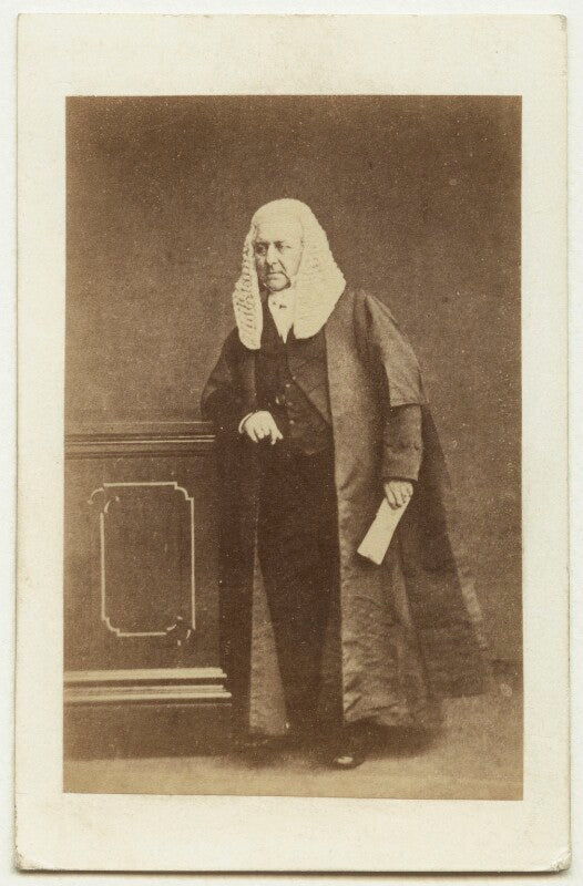 Richard bethell, 1st baron westbury npg x27351