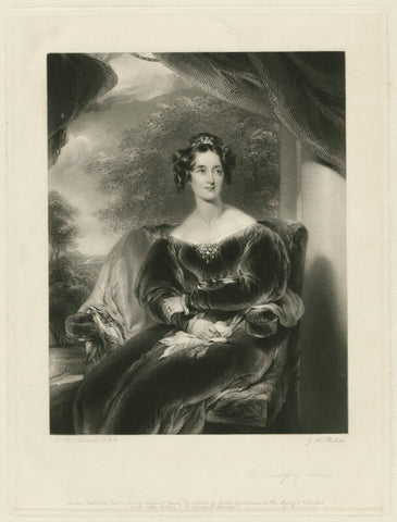 Mary Margaret Egerton (née Stanley), Countess of Wilton NPG D37047