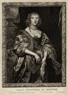 Anne Russell (née Carr), Countess of Bedford NPG D28404