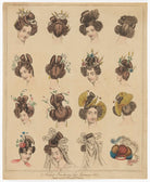'Newest Fashions for January 1831. Fashionable Head Dresses' NPG D47655