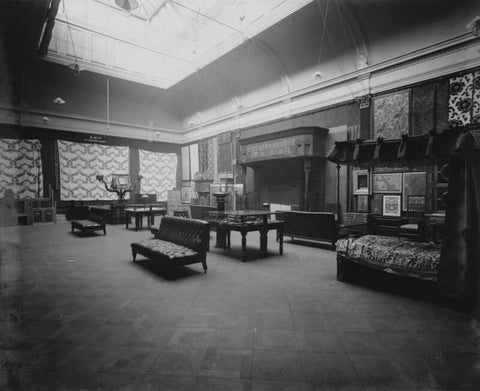 Interior of the fifth Arts and Crafts Society Exhibition at the New Gallery (North Gallery) NPG x200687