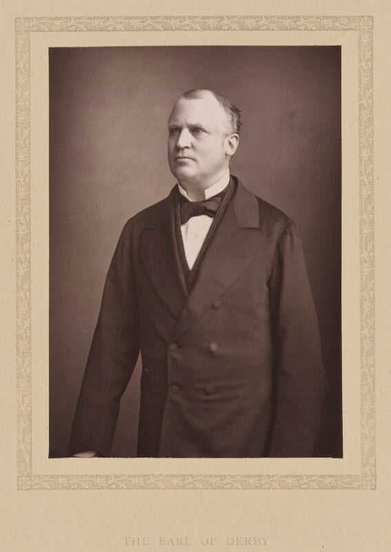 Edward henry stanley, 15th earl of derby npg ax27796