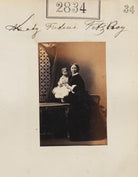 Catherine Sarah Wilhelmina (née Wescomb), Lady Frederick FitzRoy and child, probably Ethell Fitzroy NPG Ax52223