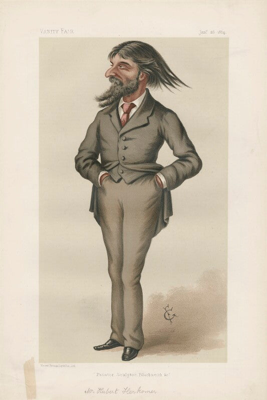 Sir hubert von herkomer ('men of the day. no. 297.') npg d44158