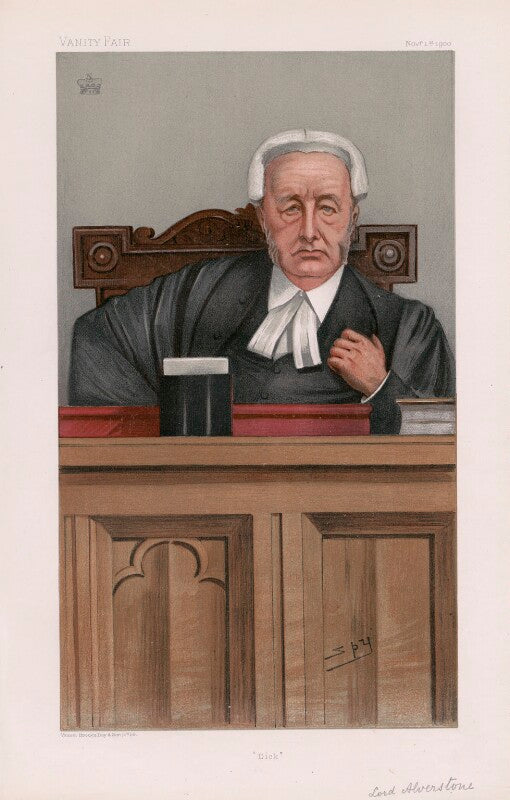 Richard everard webster, viscount alverstone ('judges. no. 57.') npg d45037
