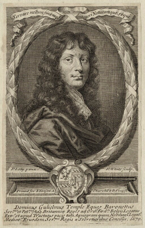 Sir william temple, bt npg d29817