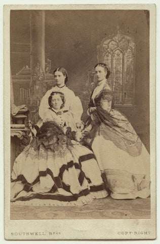 Louise, Queen of Denmark; Maria Feodorovna, Empress of Russia (Princess Dagmar); Queen Alexandra NPG x46537