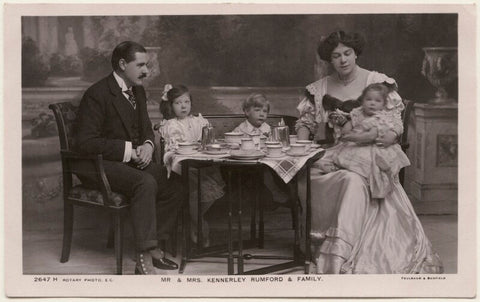 'Mr & Mrs Kennerley Rumford & Family' NPG x196318