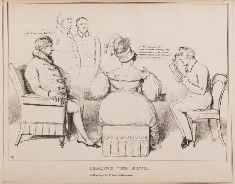 Reading the news npg d40940