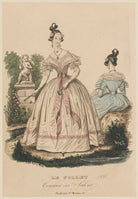 French summer dinner dress, 1836 NPG D47718