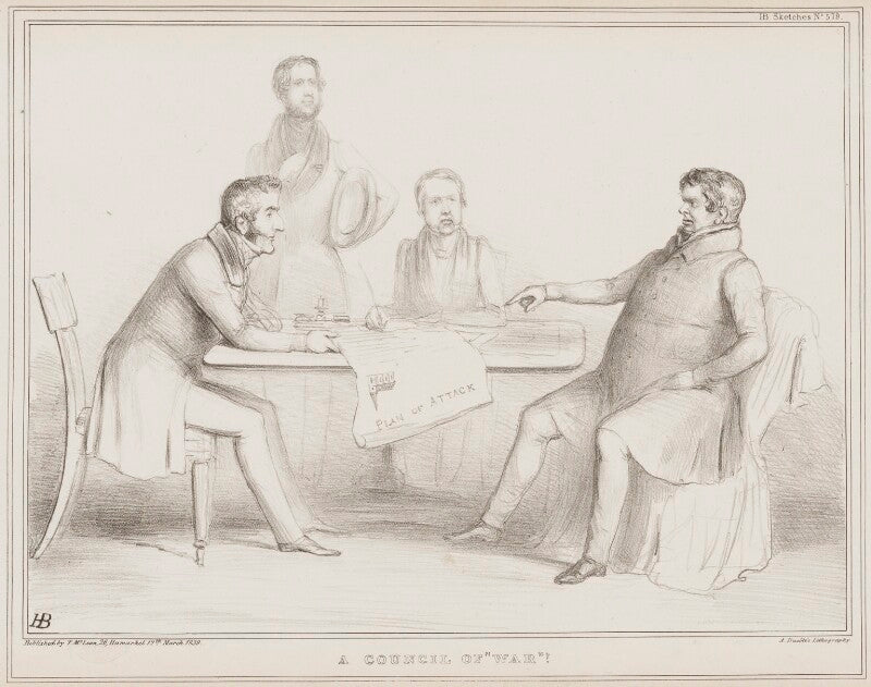 A council of "war"! npg d41513