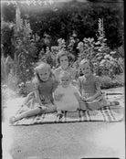 Lady Sarah Maguerite ('Sally') Aspinall (née Curzon); Lady Frances Esmé Denman (née Curzon); Susan Boyter Duncombe Dashwood (née Shafto); Ann Duncombe Peppiatt (née Shafto) NPG x77965