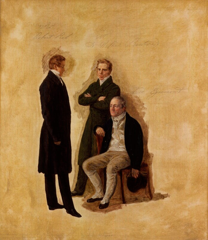 Study for 'patrons and lovers of art' npg 795