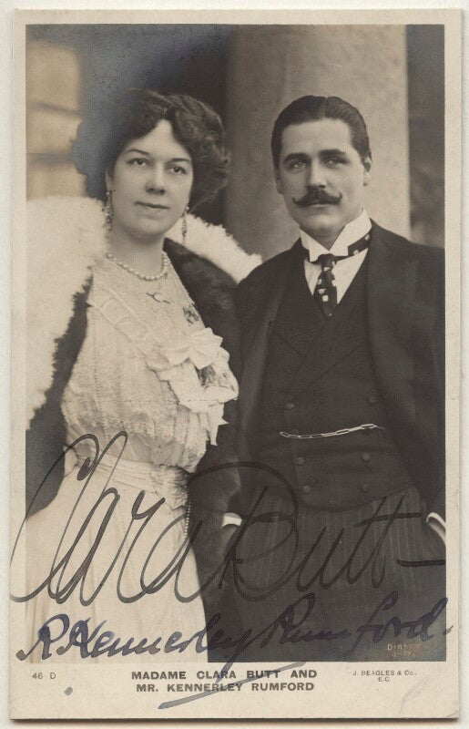 Dame clara ellen butt; robert henry kennerley rumford npg x4935