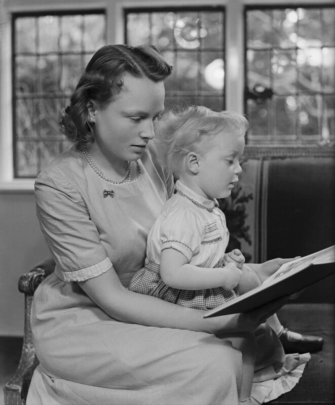 (charles) james payan dawnay; lady margaret dorothea stirling aird (née boyle) npg x71300