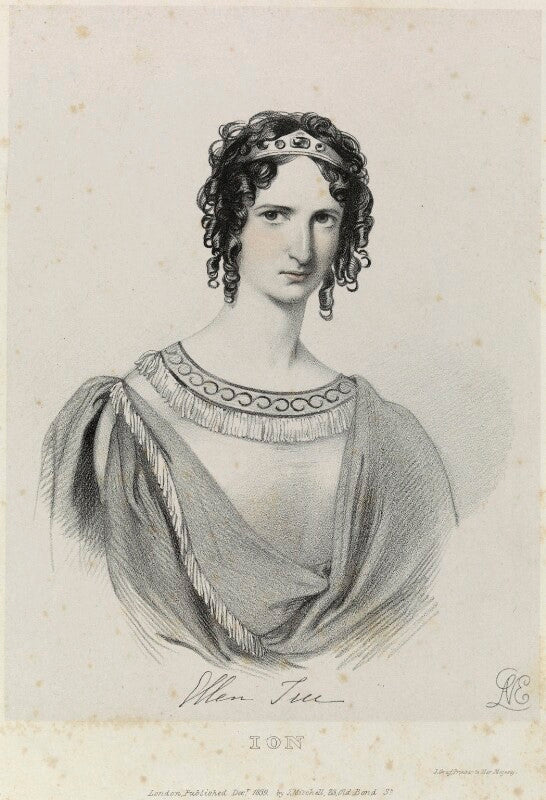 Eleanora ('ellen') kean (née tree) as ion in 'ion' npg d22103