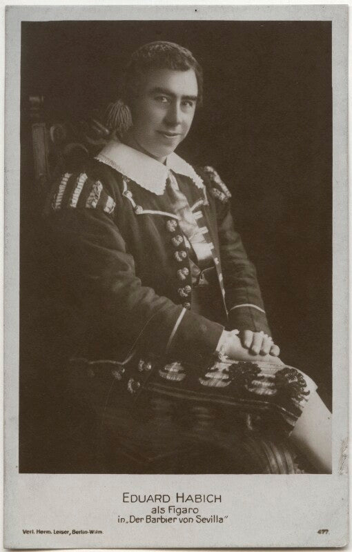 Eduard habich in 'the barber of seville' npg x139703