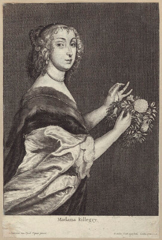 Cecilia Killigrew (née Crofts) NPG D29199