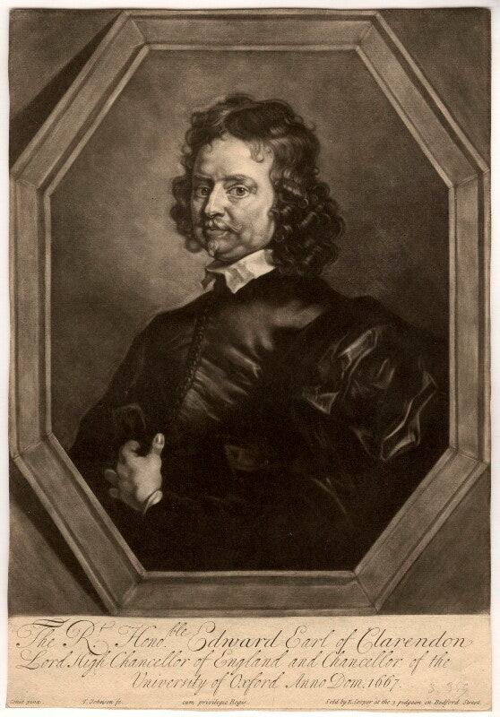 Edward hyde, 1st earl of clarendon npg d1453
