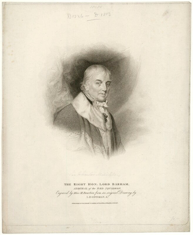 Charles middleton, 1st baron barham npg d23489