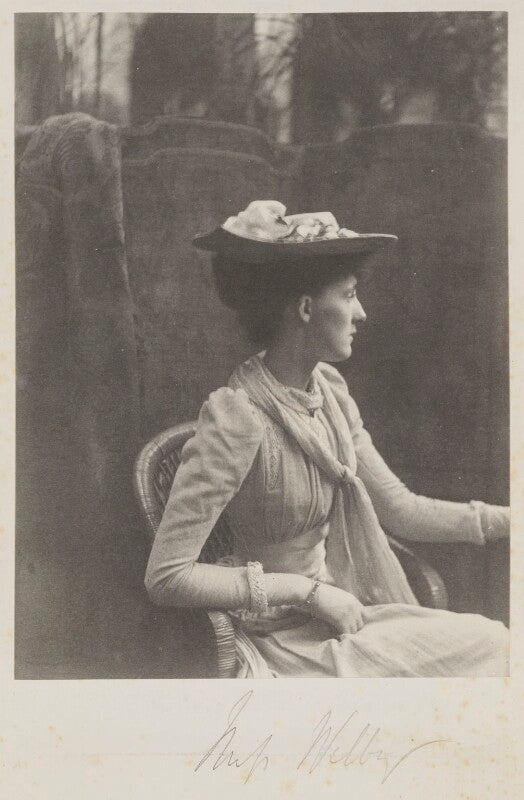 Emmeline mary elizabeth ('nina') cust (née welby gregory) npg ax15688