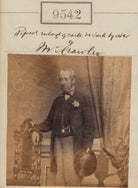 'Reproduction enlarged of carte de visite by order of Mr Crawley' NPG Ax59329