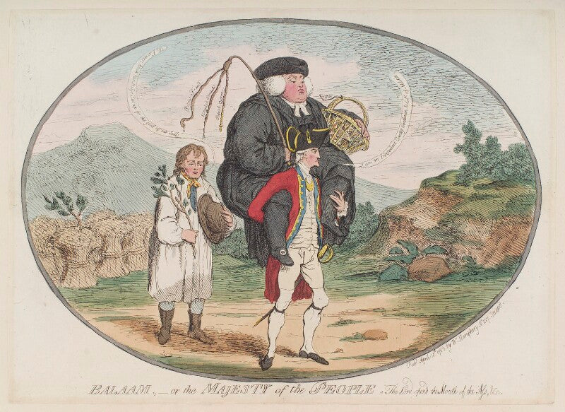 'balaam,   or the majesty of the people' npg d12335