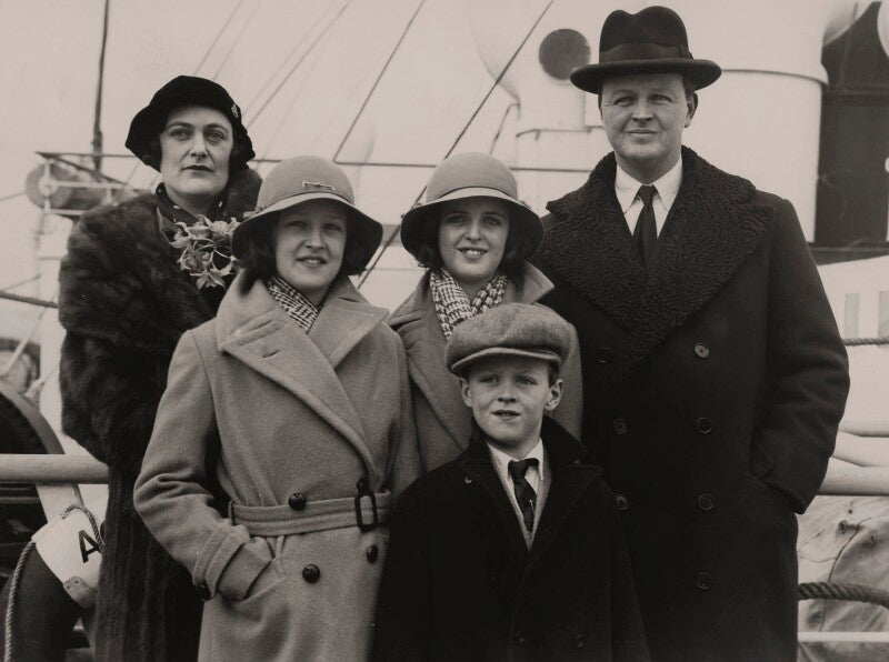 John spencer churchill, 10th duke of marlborough with his wife and children npg x139781
