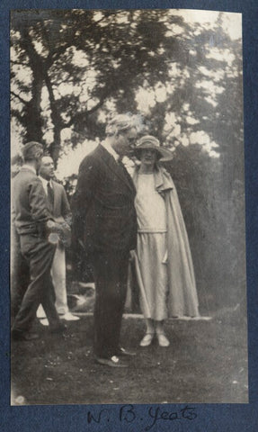 Oliver Joseph St John Gogarty; W.B. Yeats; Lady Margaret Sackville and an unknown man NPG Ax141393