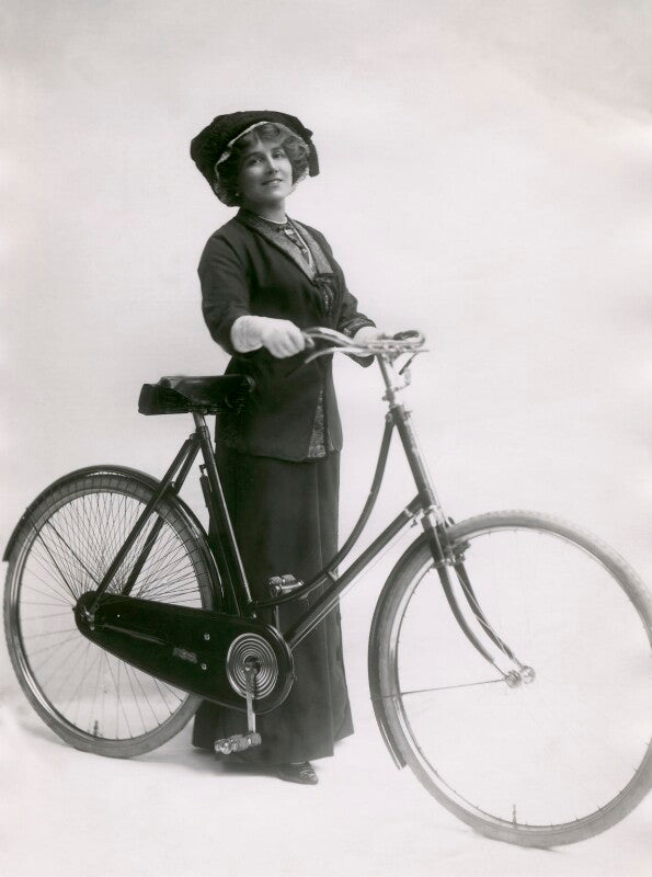Ellaline terriss with bicycle npg x83487