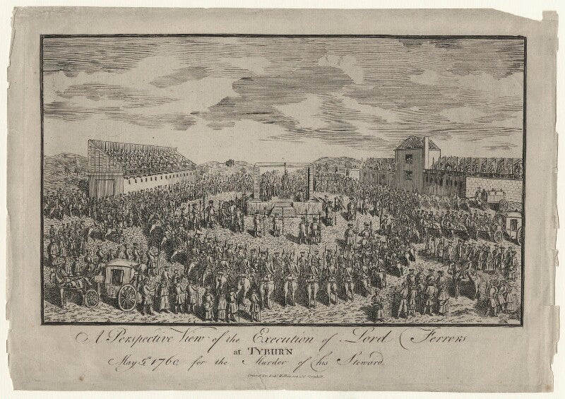 The execution of laurence shirley, 4th earl ferrers npg d42659