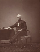 Sir John Hare as Colonel Gaunt in 'The Queen's Shilling' NPG Ax7704