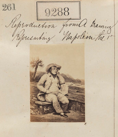 'Reproduction from a drawing representing Napoleon the 1st' NPG Ax59109