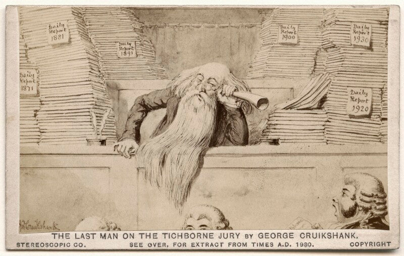 'the last man on the tichborne jury' npg ax136017