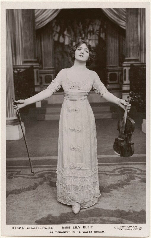 Lily elsie as 'franzi' in 'a waltz dream' npg x201084