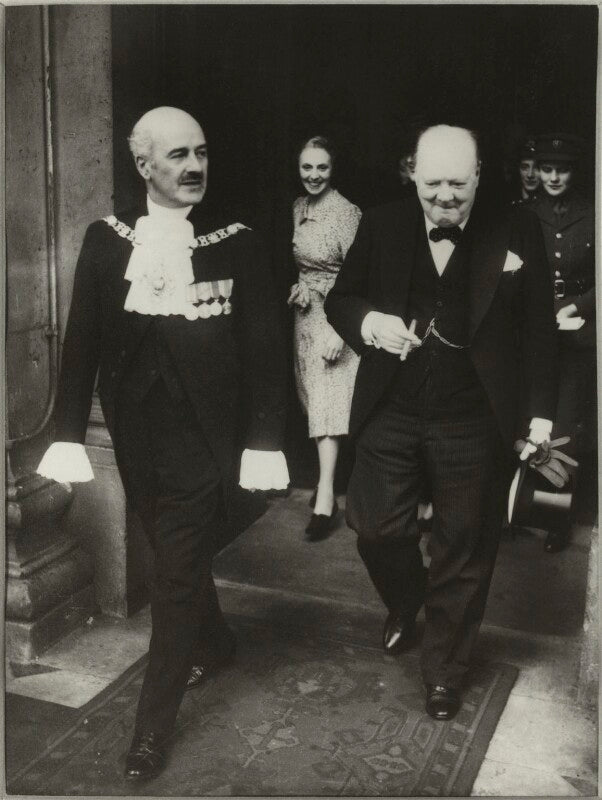 Sir samuel george joseph, 1st bt; winston churchill npg x174561