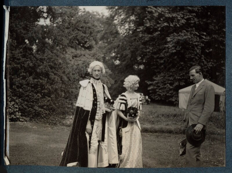 Lord david cecil; rachel (née maccarthy), lady david cecil; siegfried sassoon npg ax143585